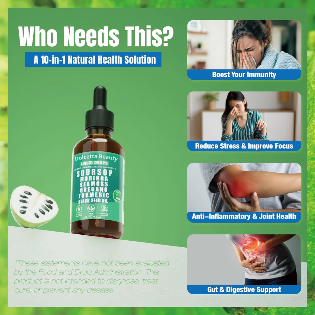 Dolcetta Beauty - Soursop Pure Liquid Drops 10 in 1