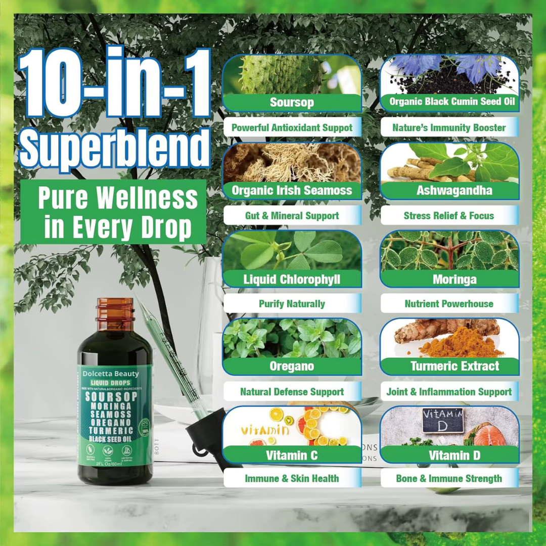 Dolcetta Beauty - Soursop Pure Liquid Drops 10 in 1